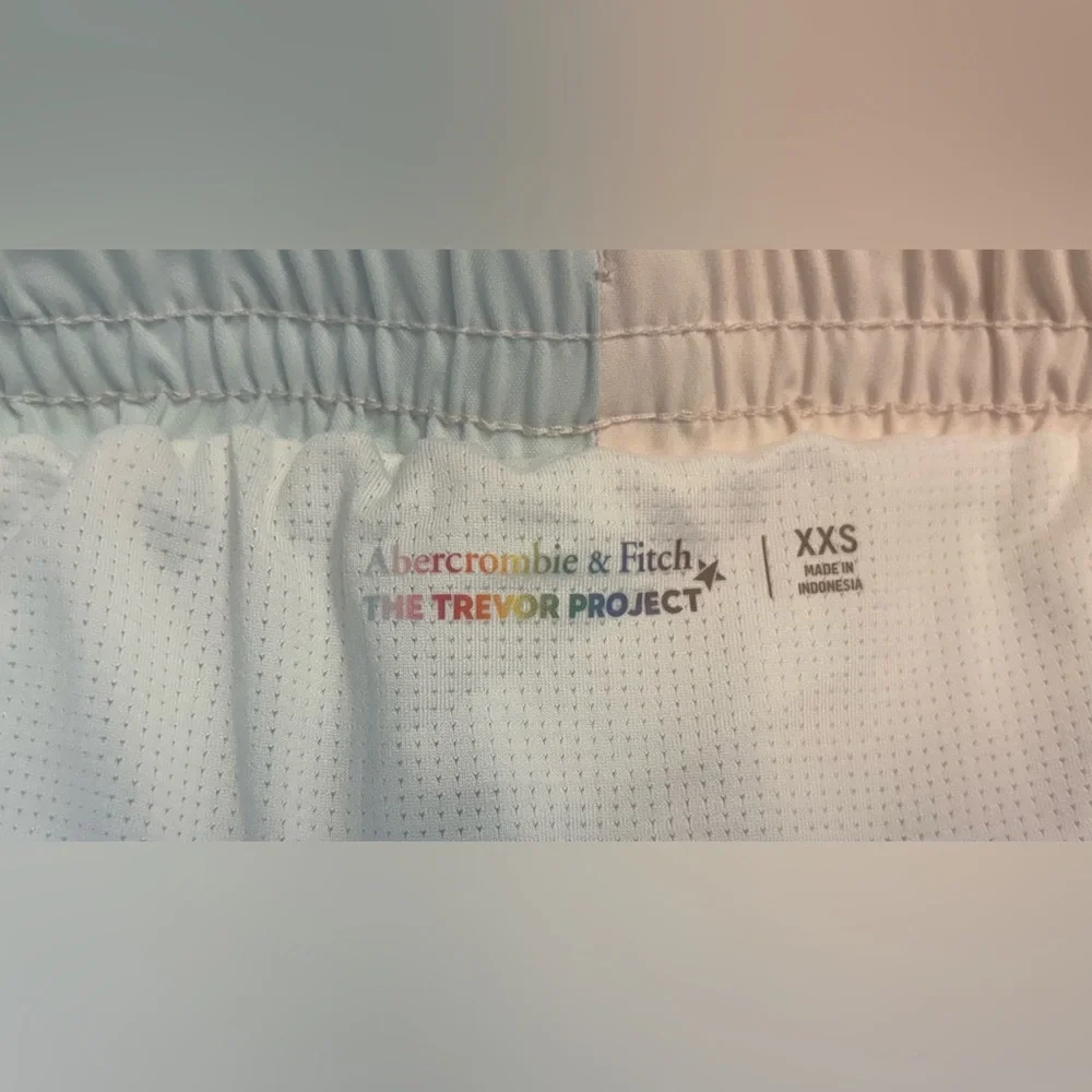 Abercrombie Pride Pastel Colorblock Swim Trunks The Trevor‎ Project Size XXS